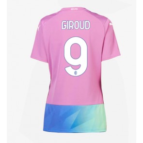 AC Milan Olivier Giroud #9 Dámské Alternativní Dres 2023-24 Krátký Rukáv